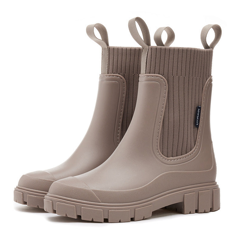 Wear-resistant Waterproof Women's Rain Boots