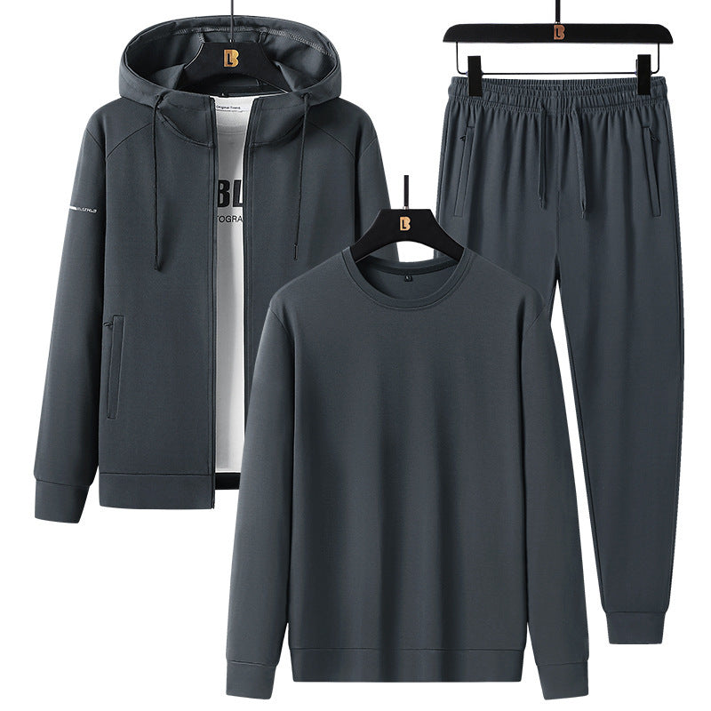 Spring And Autumn Men's 3Pcs sport set