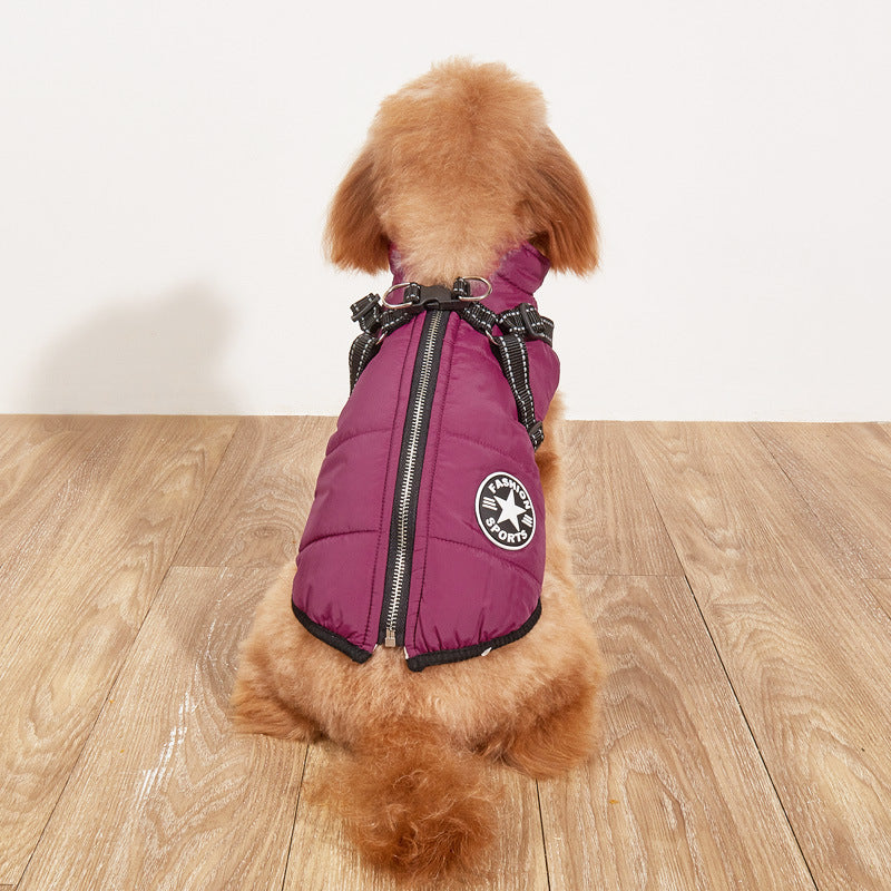 Warm Dog Cotton-padded jacket