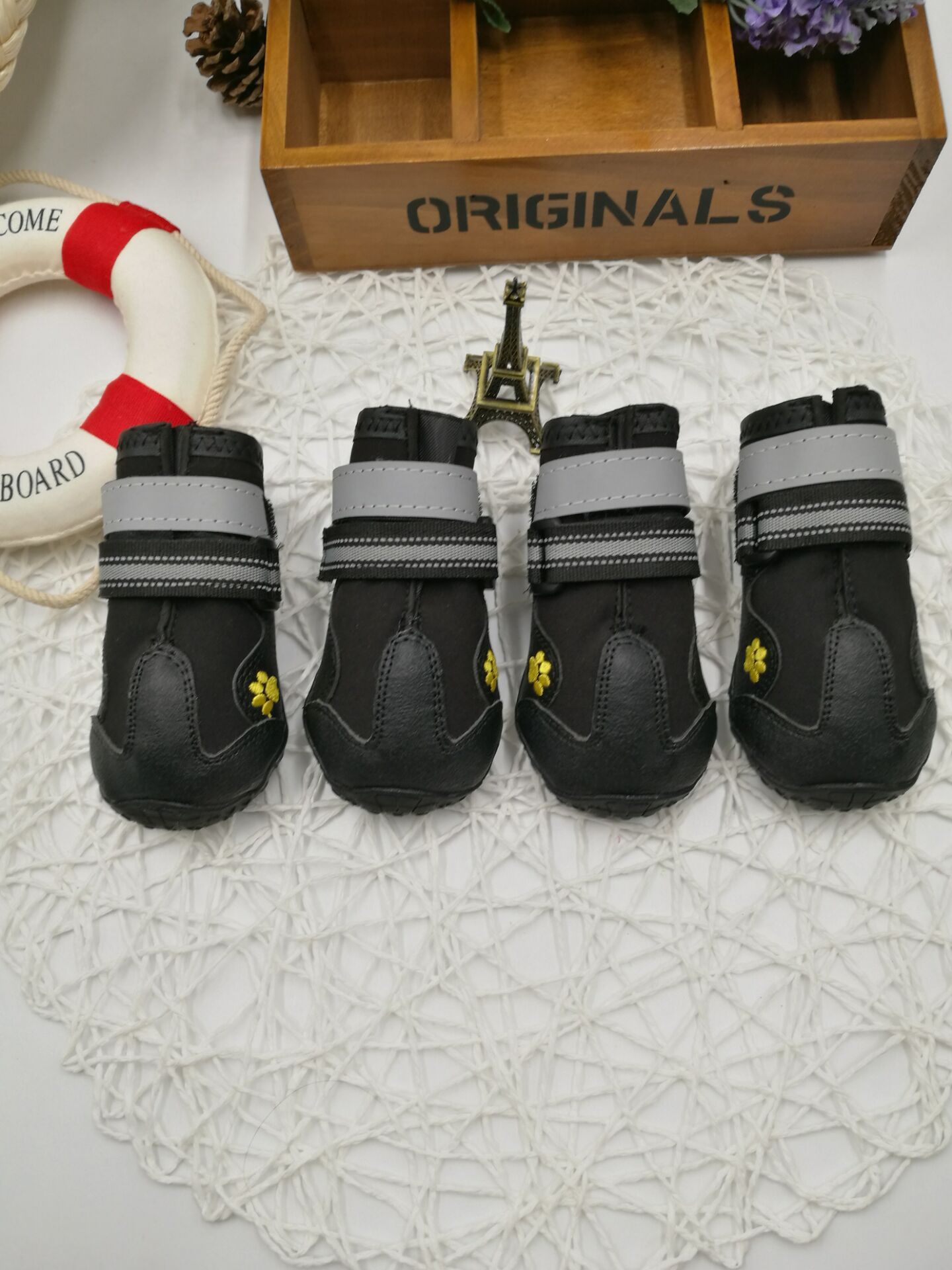 Waterproof PVC sole Pet shoes