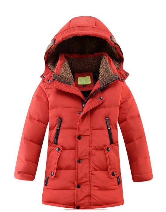 -30 Degree Children's Warm Winter Duck Down Padded Jacket