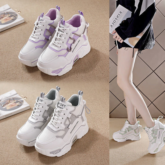 Slimming Thick Bottom Increased Leisure Sports Shoes