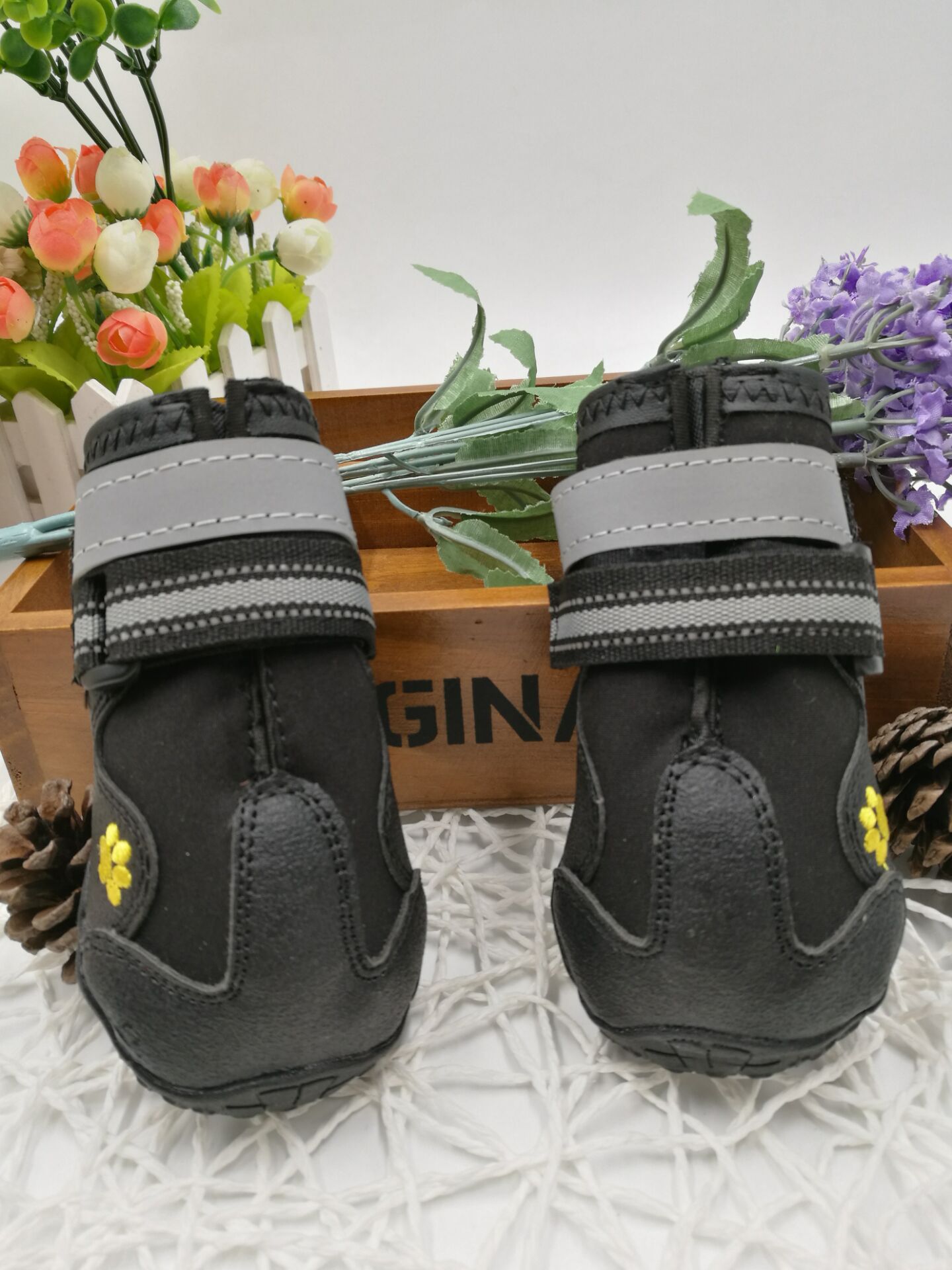 Waterproof PVC sole Pet shoes