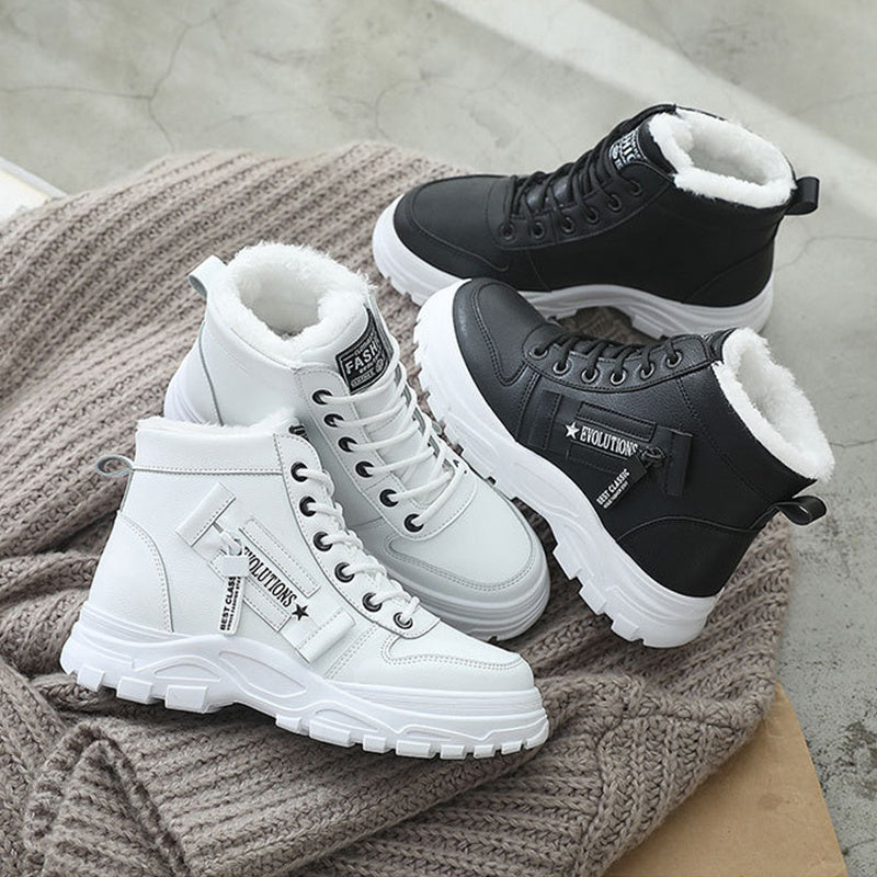 Winter Warm Short Plush High-top Boots