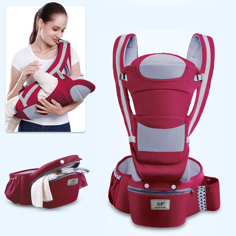 Hipseat Front Facing Ergonomic Kangaroo Baby Carrier 3 In 1