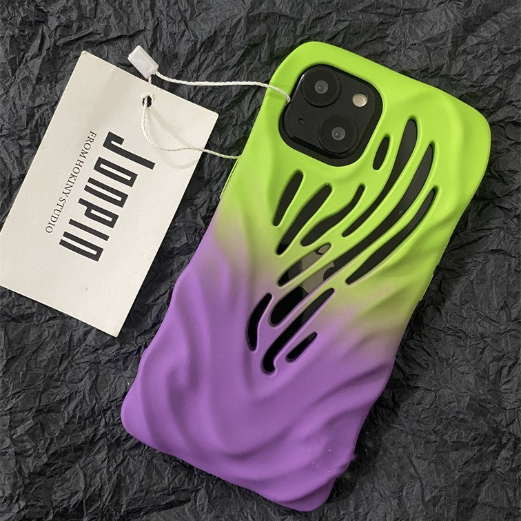 JONPIN Titanium Gray Wind Hollowed Out  Phone Cases