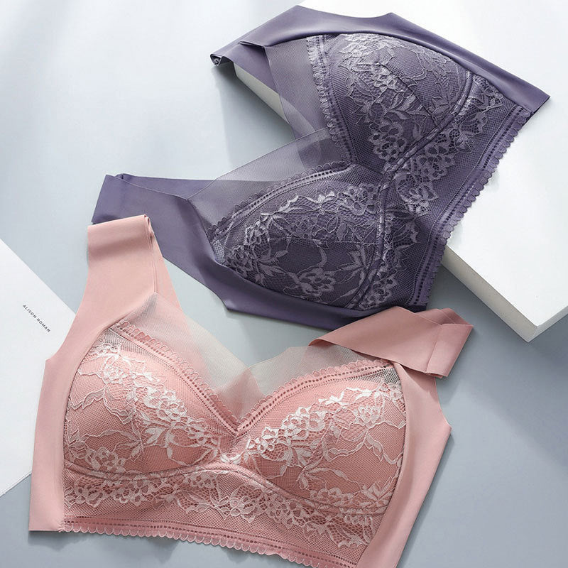 6pcs Summer Ice Silk Seamless Bras