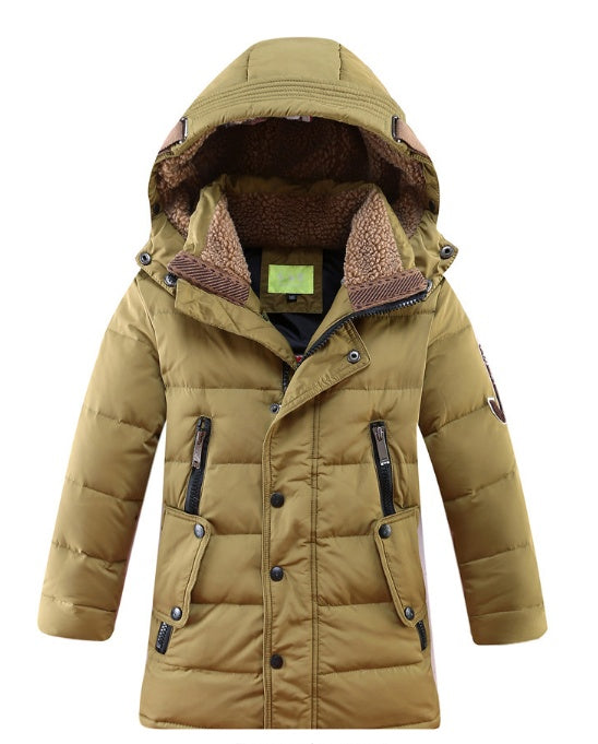 -30 Degree Children's Warm Winter Duck Down Padded Jacket