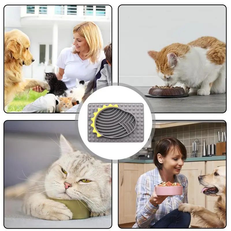 Slow Feeder Licking Mat For Pets