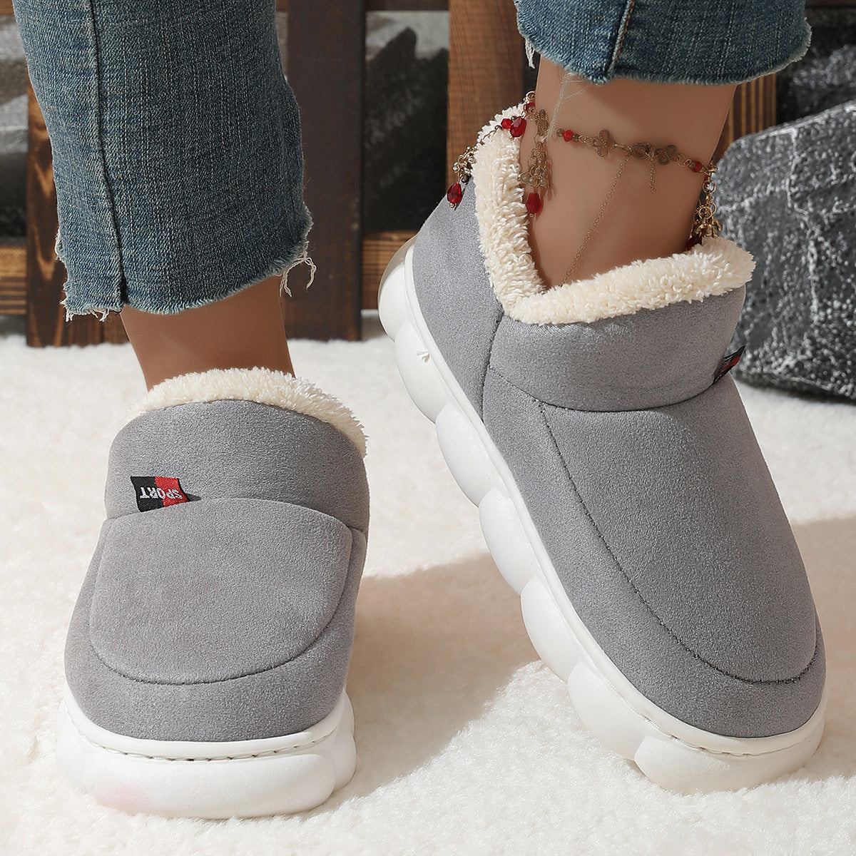 Plush Cotton Shoes