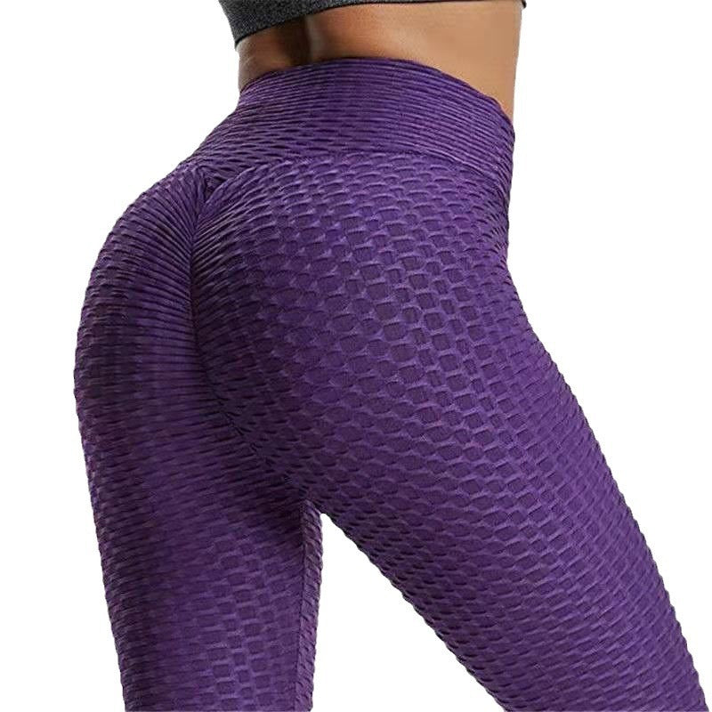 Sweat-wicking High Stretch Slim Fit Hip Raise Yoga Leggings