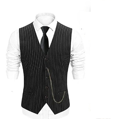 Men's Striped Vest