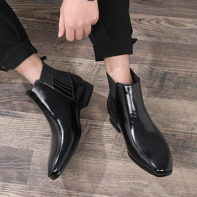 Pointed Toe Chelsea-style Boots For Men