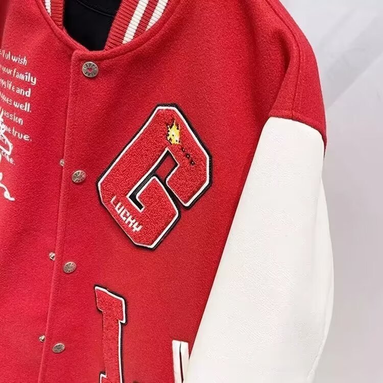 LUCKY Hooded Baseball Jacket Uniform