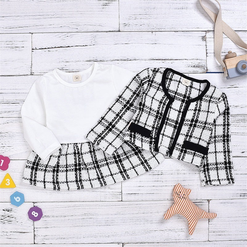 Long-sleeved Two-piece Children's Baby Dresses