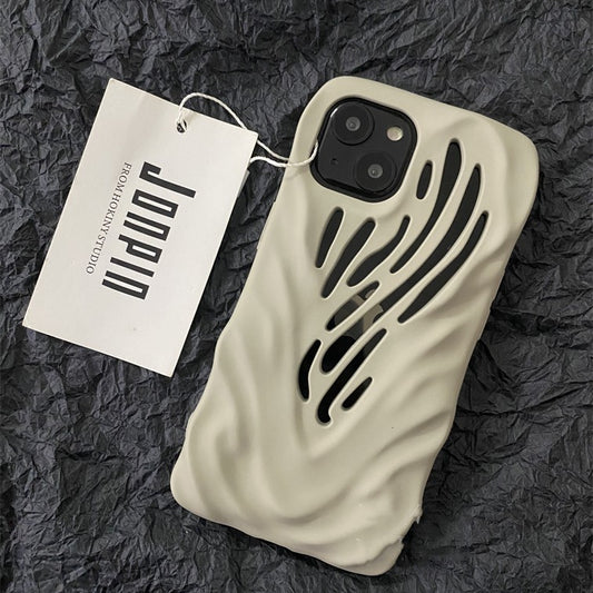 JONPIN Titanium Gray Wind Hollowed Out  Phone Cases