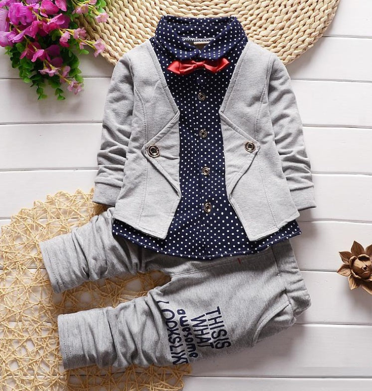 Casual Kids BOW TIE suit