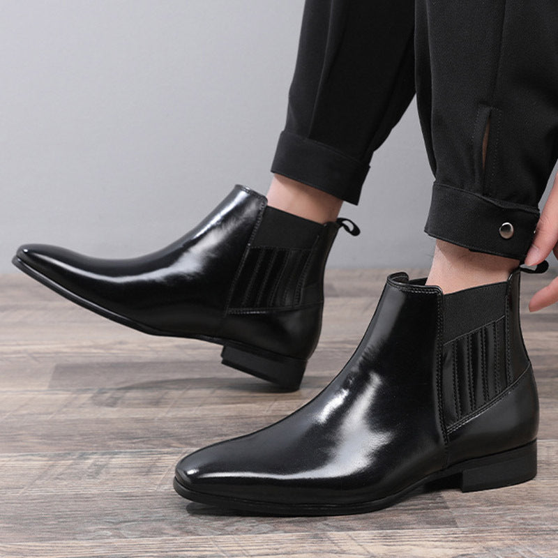 Pointed Toe Chelsea-style Boots For Men