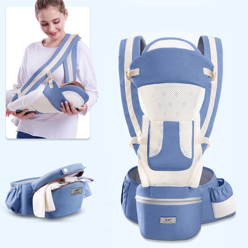 Hipseat Front Facing Ergonomic Kangaroo Baby Carrier 3 In 1