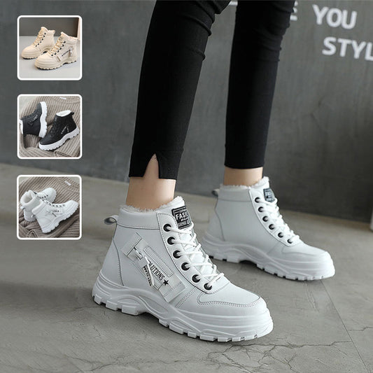 Winter Warm Short Plush High-top Boots