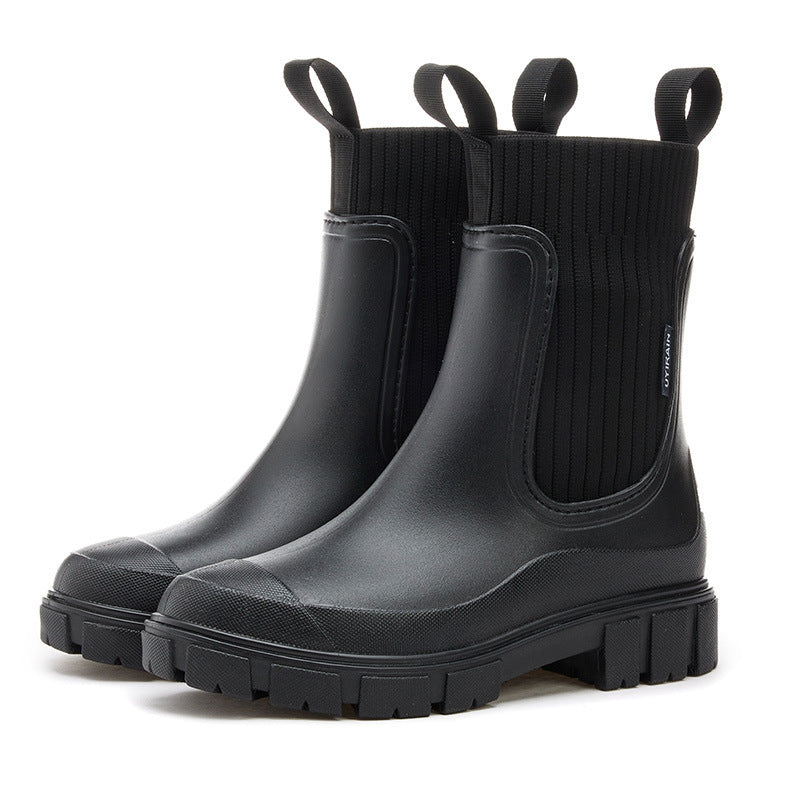 Wear-resistant Waterproof Women's Rain Boots