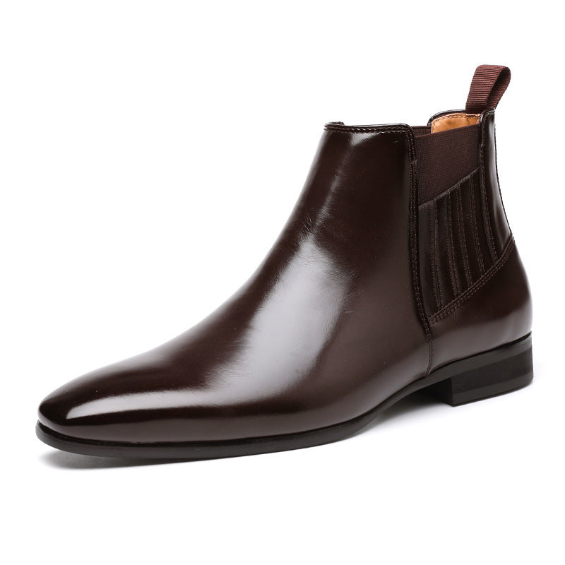 Pointed Toe Chelsea-style Boots For Men