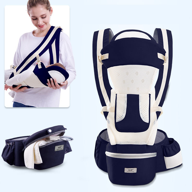 Hipseat Front Facing Ergonomic Kangaroo Baby Carrier 3 In 1