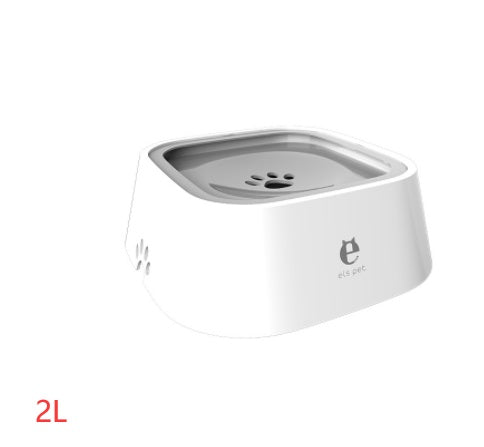 1.5L Cat Dog anti splash Water Bowl