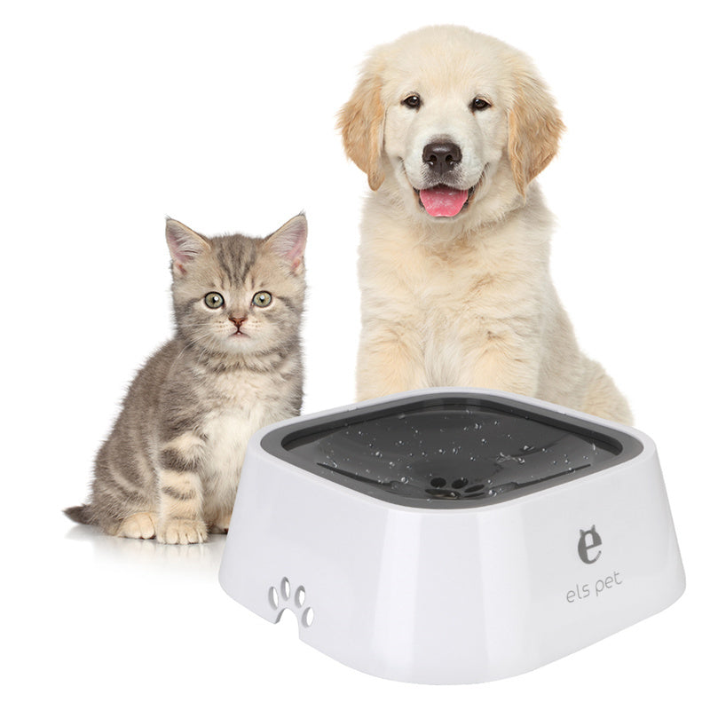 1.5L Cat Dog anti splash Water Bowl