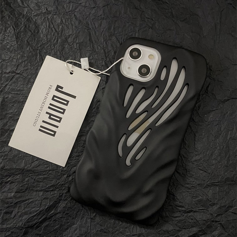 JONPIN Titanium Gray Wind Hollowed Out  Phone Cases