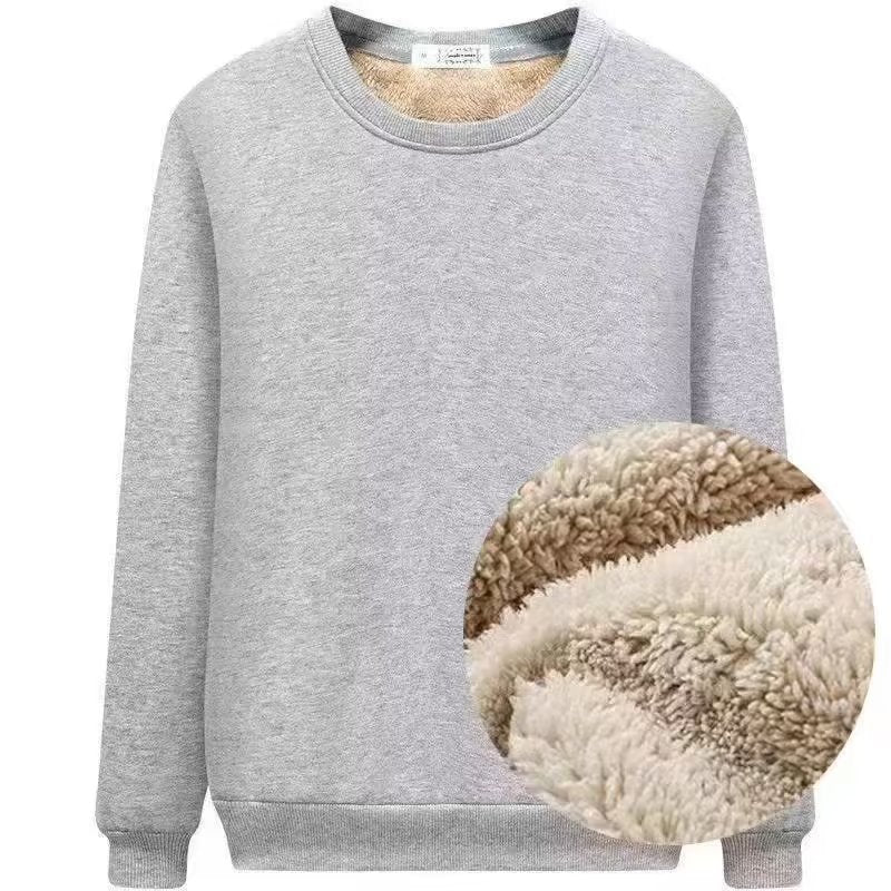 Polyester Men's Lambswool Round Neck Sweater