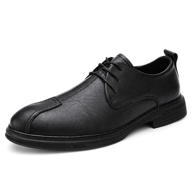 Men's Casual Shoes Genuine Leather Lace-up Soft Bottom