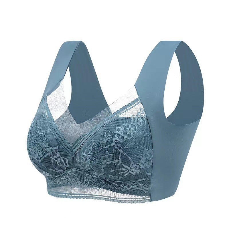 6pcs Summer Ice Silk Seamless Bras