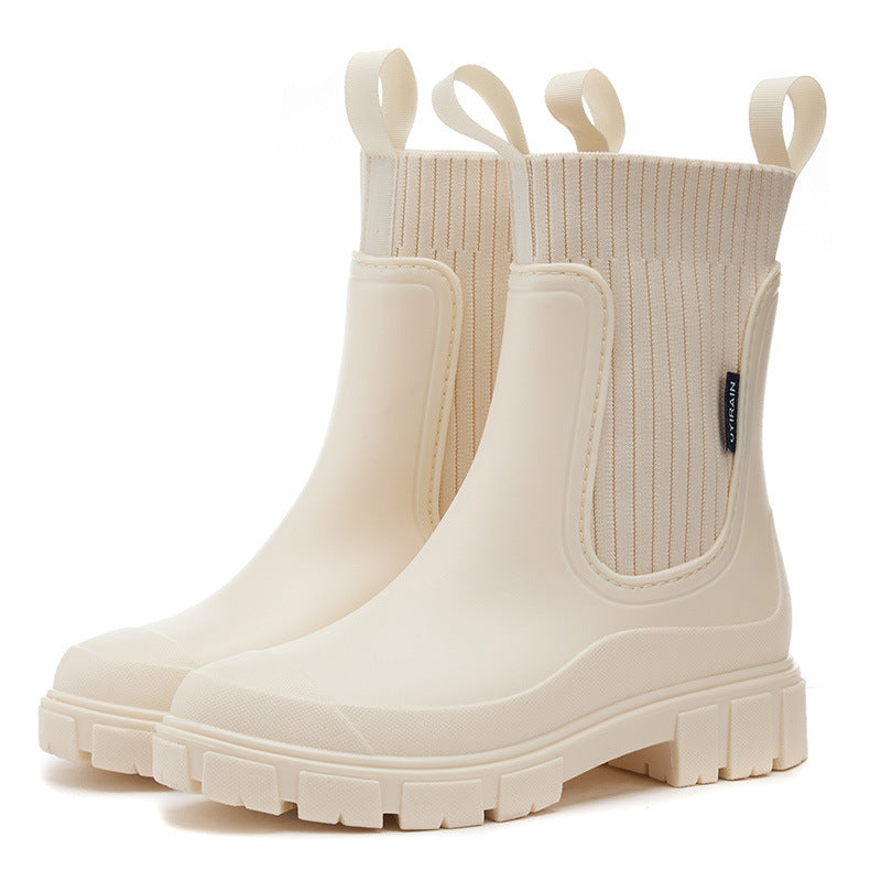 Wear-resistant Waterproof Women's Rain Boots