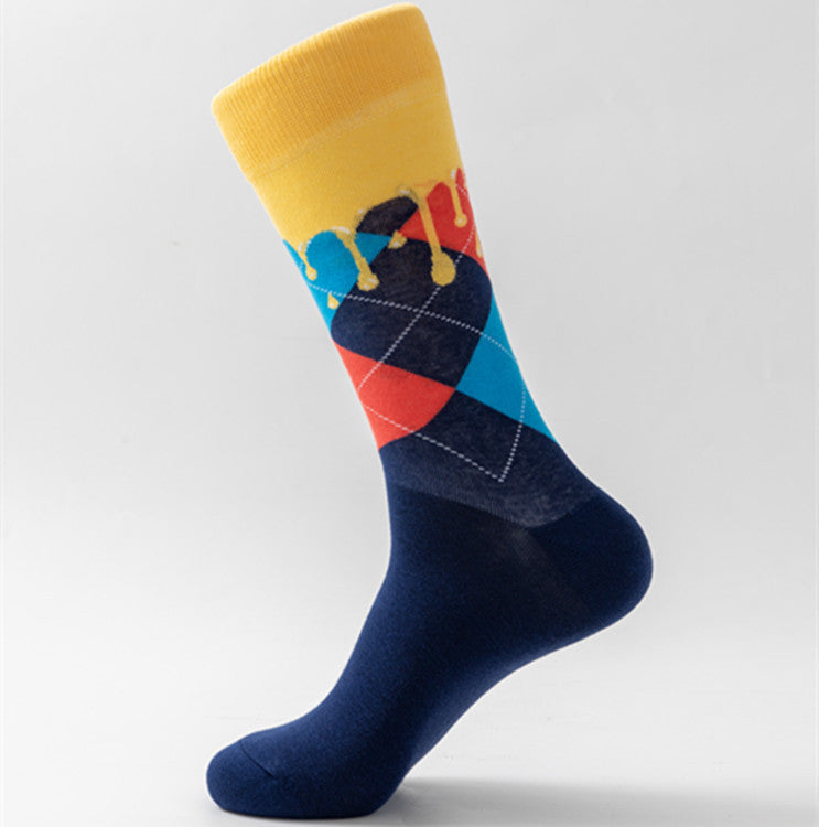 Long Happy Socks Trendy Casual