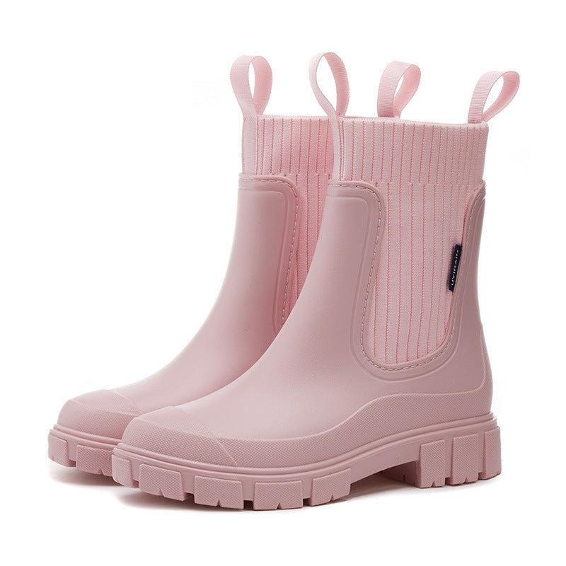 Wear-resistant Waterproof Women's Rain Boots