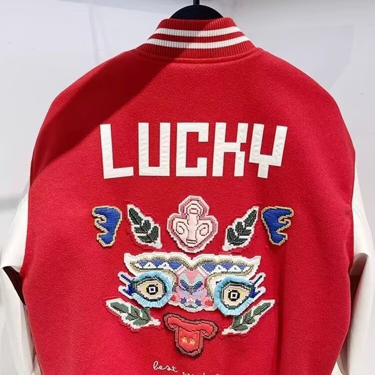 LUCKY Hooded Baseball Jacket Uniform